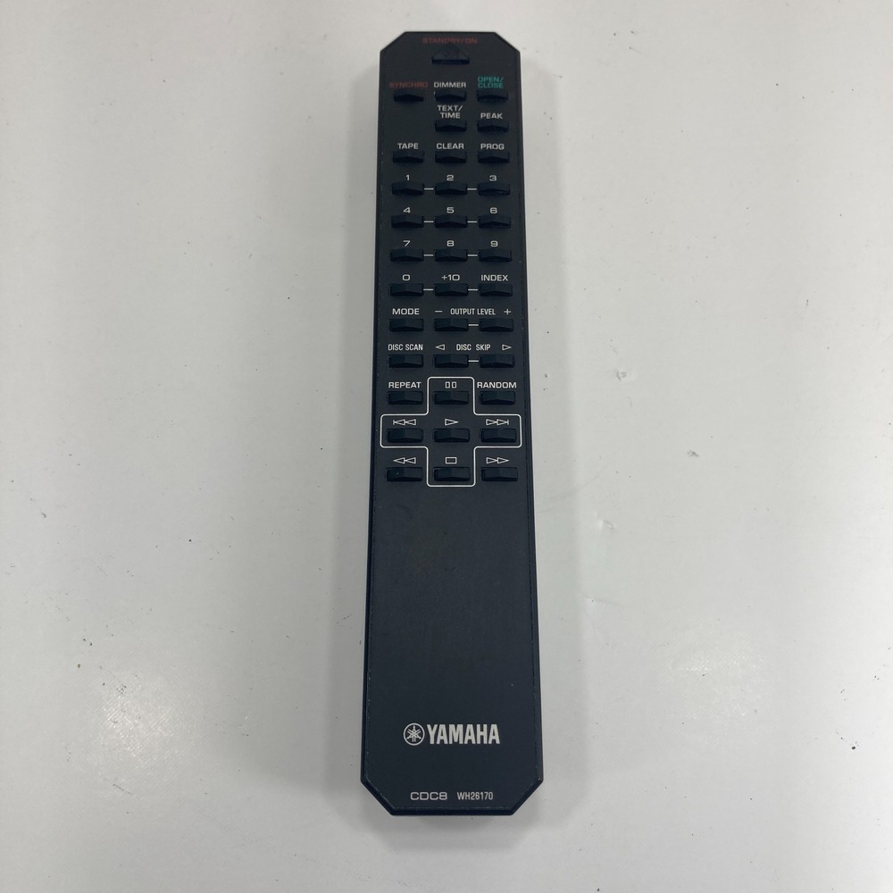 Genuine Yamaha CDC8 WH26170 Remote Control CDC-8 - TESTED